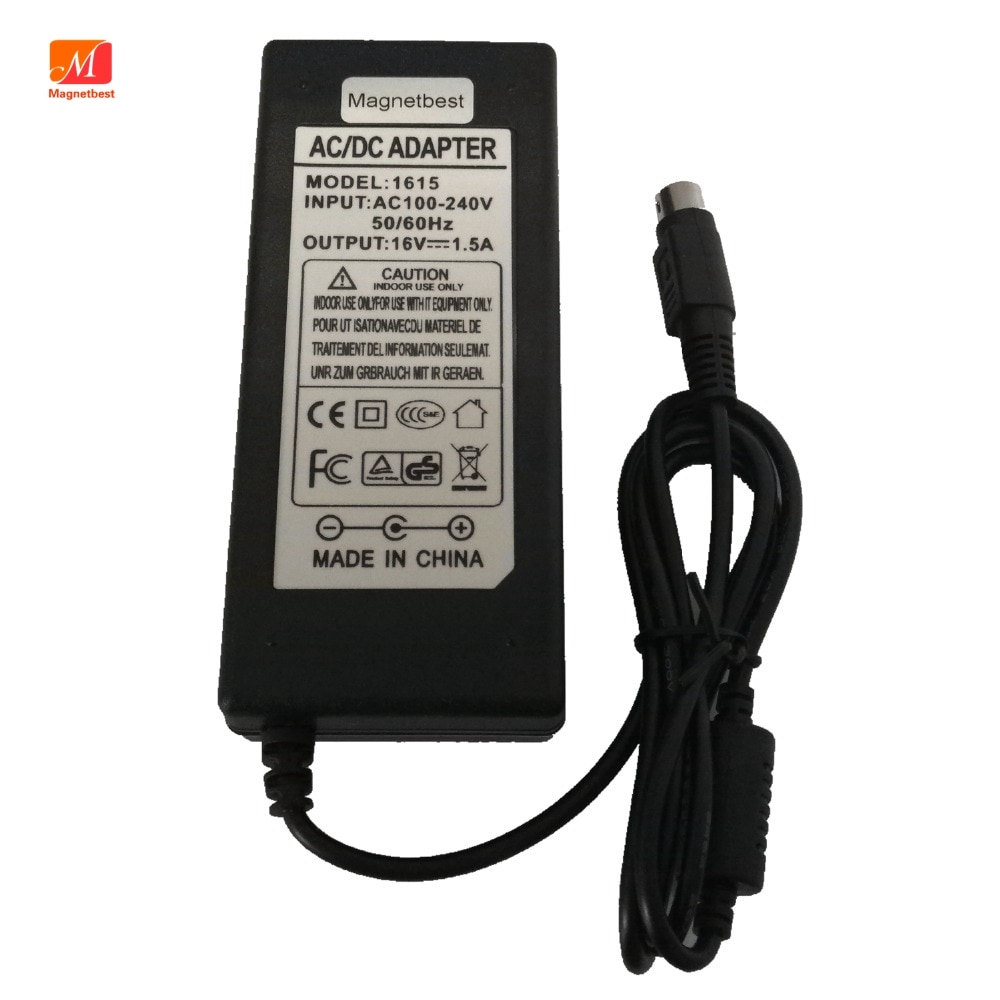 16v strømforsyning oplader til jbl harman / kardon soundsticks krystal højttaler strømledning 3- pin adapter