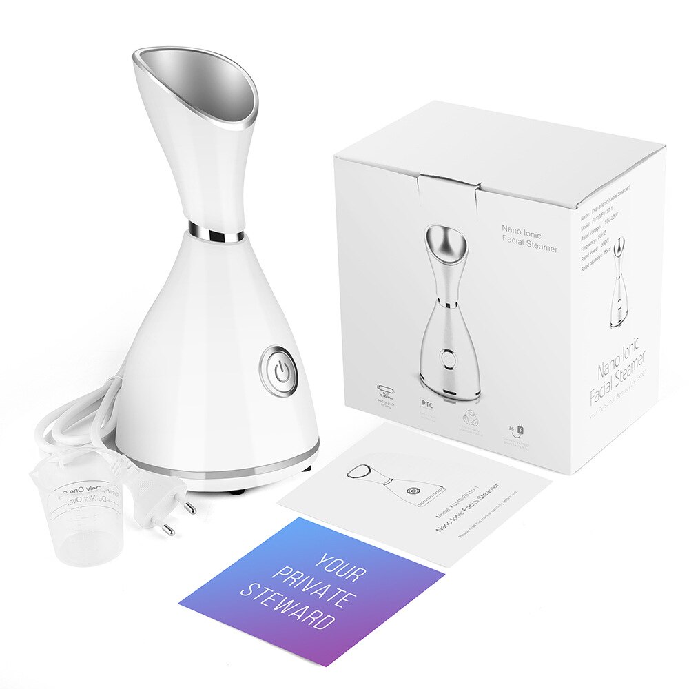 Nano Facial iónica vapor humectante limpiador limpieza profunda vaporizador cara rociador vapor Facial belleza cara vapor dispositivo