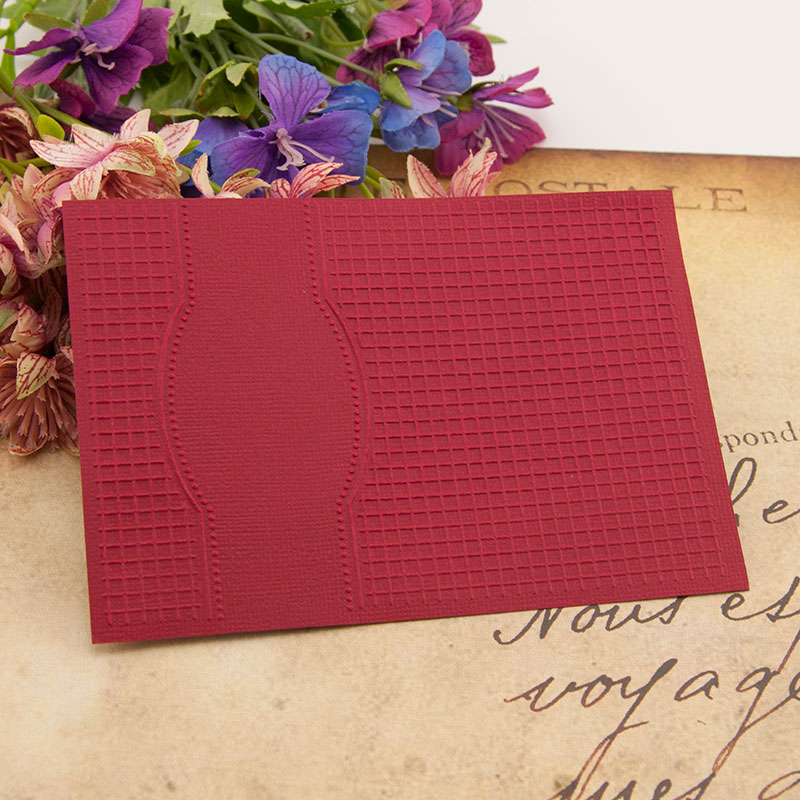 plastic square template craft card making paper card album wedding decoration scrapbooking Embossing folders