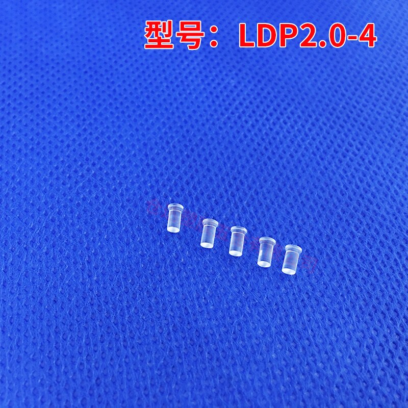 LDP Aperture 2mm Transparent Light Guide High Light Transmittance LED Indicator Signal Light Light Emitting Diode Light Pipe
