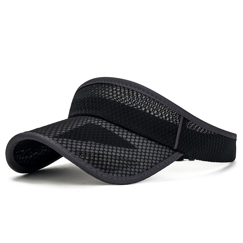COKK Mesh Cap Summer Hats For Men Women Unisex Empty Top Sunshade Breathable Sports Tennis Running Sun Hat Sunscreen Visor Cap