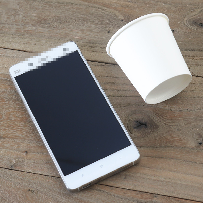 100pcs small white paper cup 100ml 4oz birthday party favors disposable milk tea coffee juice drinking cup with lid