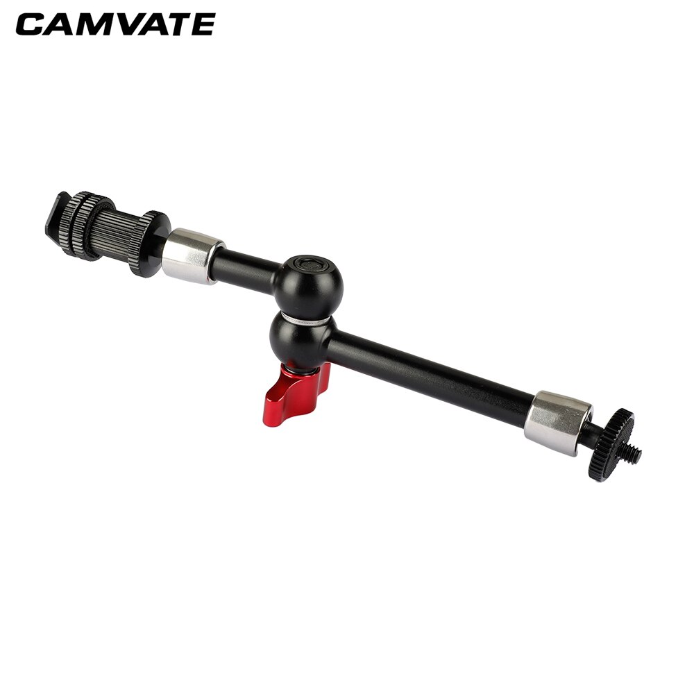 Bras magique articulé polyvalent camvate 9 " et support de chaussure (bouton rouge ) c2108