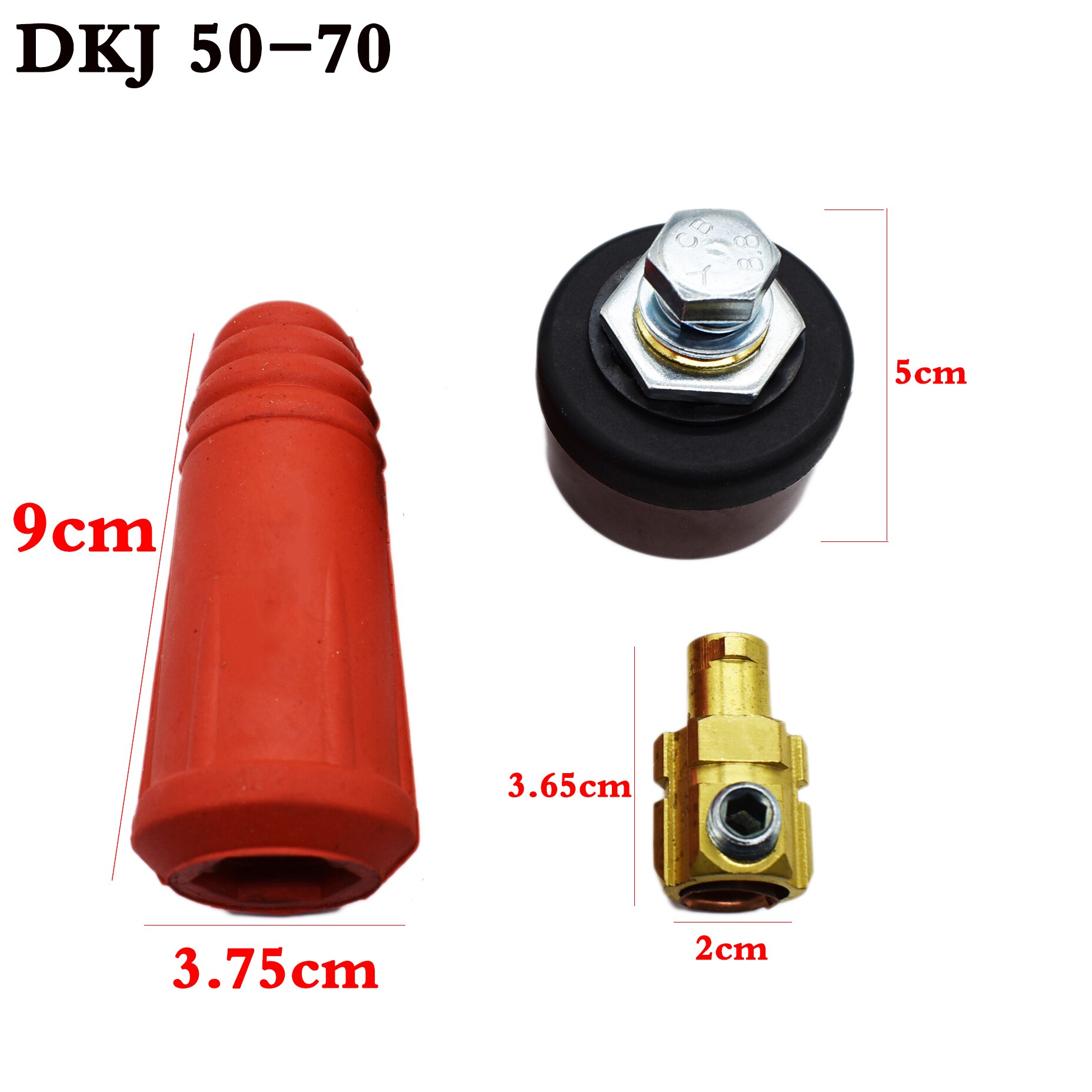 1Pair Rapid Fitting Europe Welding Machine Cable Connector DKJ 10-25 35-50 50-70 Quick Connector Welding Machine Plug Socket