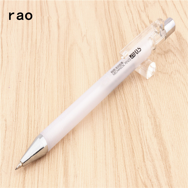 Transparent white 482 Mechanical Pencil School office Sketch drawing pens art Automatic Pencil: Burgundy