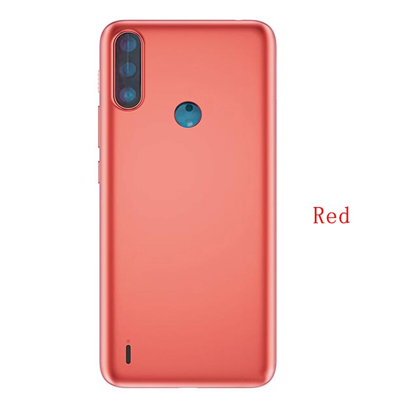Terug Batterij Cover Achterdeur Panel Behuizing Case Voor Motorola Moto E7 Power Batterij Cover Vervanging Deel