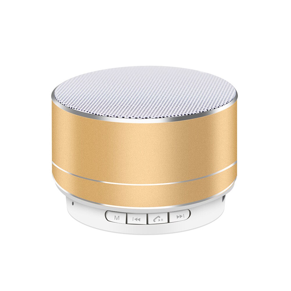 Wireless Mini Super Bass Bluetooth Music Speaker for iPhone iPad Tablet Samsung M8617: Gold