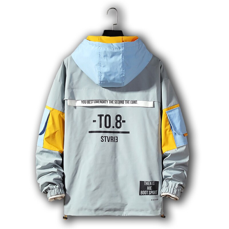 Veste imperméable à capuche pour homme, coupe-vent, printemps automne