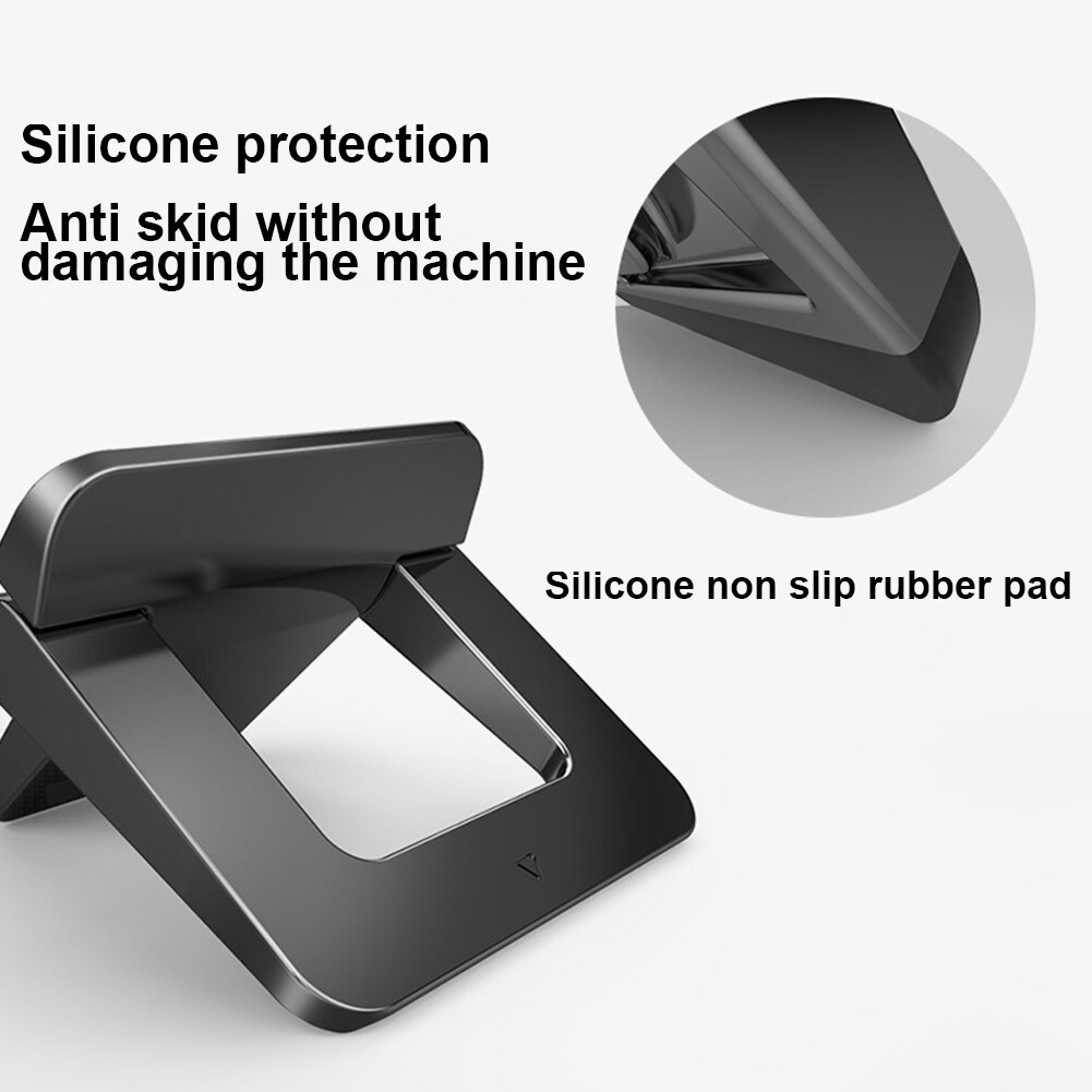 1 paar ergonomische universele handsfree koeling draagbare opvouwbare onzichtbare computer thuis desktop laptop standaard antislip abs
