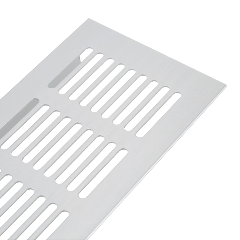 4 stk bred aluminiumslegering ventilationsgitter til skabskabinet klimaanlæg 250mm
