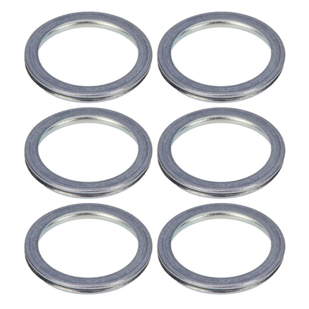 6pcs Car Oil Drain Plug Crush Washer Gasket 16mm 803916010 Replacement For Subaru Car Gaskets Accessories