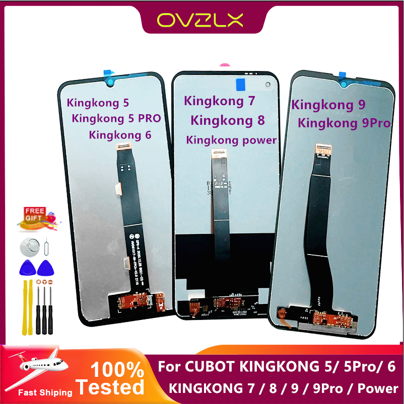 Pantalla LCD Original para Cubot KingKong 5 king kong 5 pro KINGKONG 6 7 8 9 PRO AX KING KONG Power, montaje de digitalizador con pantalla táctil