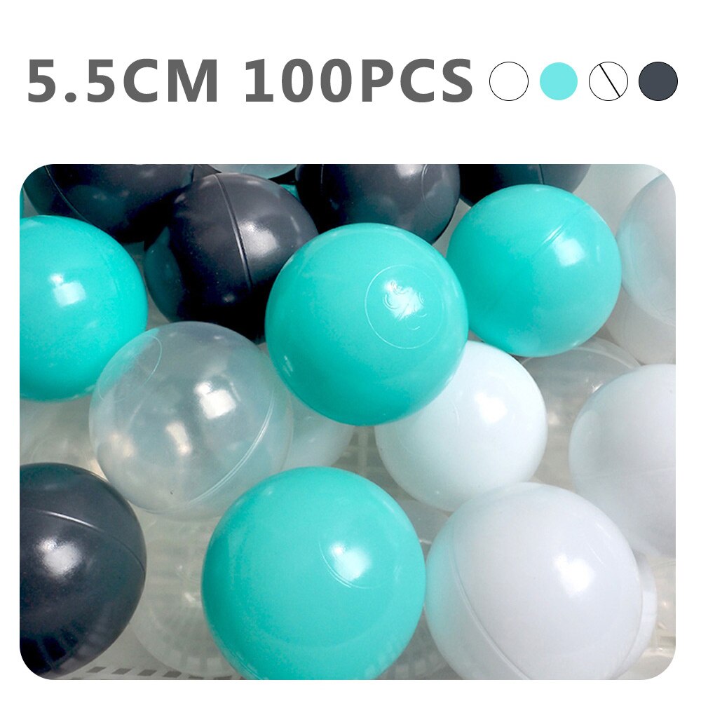 100pcs Baby Size Mix Color Plastic Pit Balls Safe Kids Pastel Multi Colorful Combination Mixed Play Ball Pack Pool Soft Toy: WJ3254H