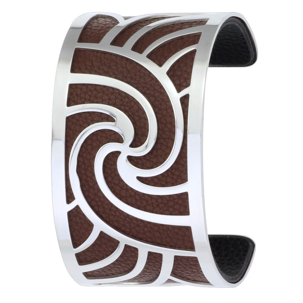 Cremo Stainless Steel 40MM Bracelet &Bangles For Women Interchangeable Leather Bangle Jewelry Bijoux Femme: 010