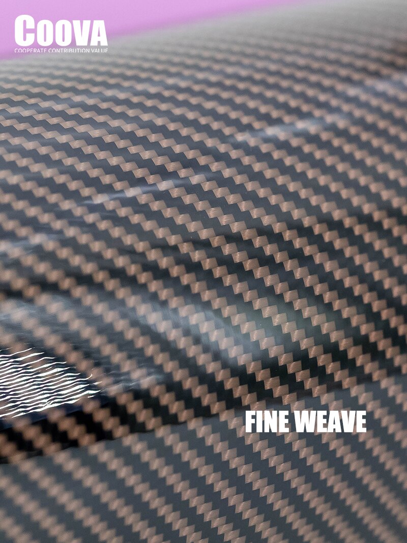 F506 COOVA Golden&amp;Carbon Fiber Sheet Twill Real Carbon Fiber Plate Board Sheet Epoxy Composite Thickness 0.4mm DIY Decoration