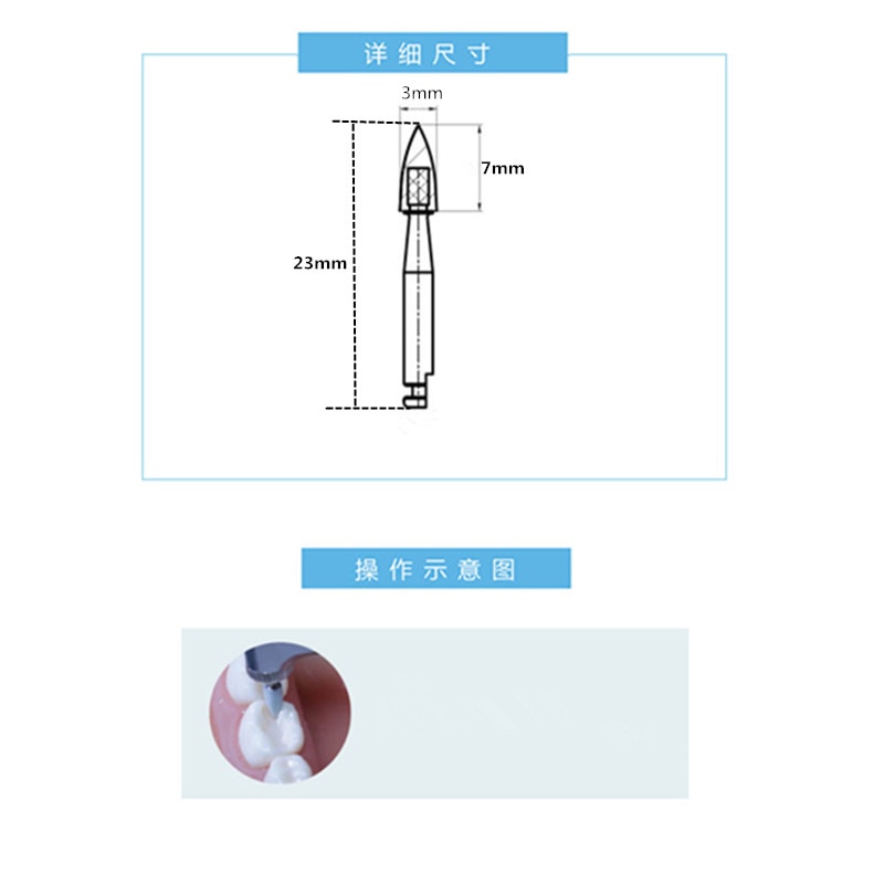 5 stks Dental Composite Polijsten Gereedschap Verbeteren Afwerking Punten Voor Dentsply