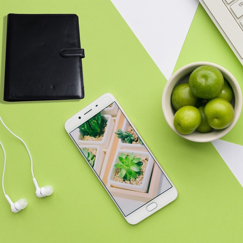 Lederen Map A4 Aktetas Conferentie Map Zwart