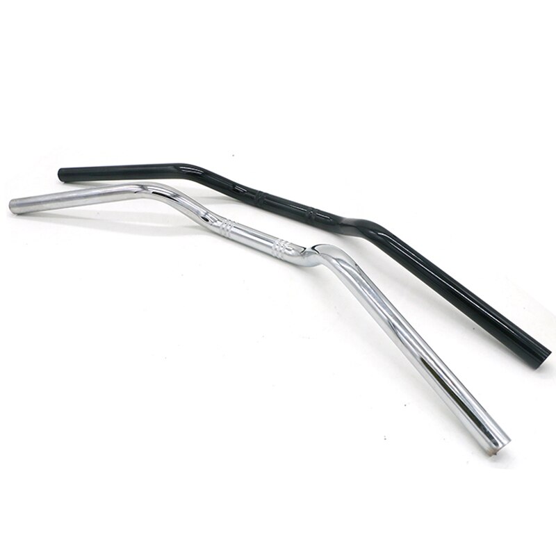 22MM Universal Motorcycle Refit Handlebar Retro Black Modified Handle Bars for Motorbike Classic Scooter Handlebars Motor Bar
