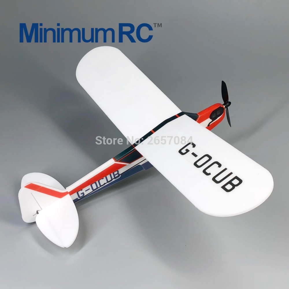 Minimumrc J3 360Mm Spanwijdte 3 Kanaals Trainer Fixed-Wing Rc Vliegtuig Outdoor Speelgoed Voor Kinderen Kids