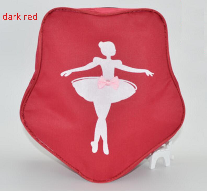 Sacos Para Meninas Crianças Mochila Escolar Para A Dança Ballet rosa Bailarina Crianças Sacos Bonito Estrela Saco da Dança Ballet: dark red