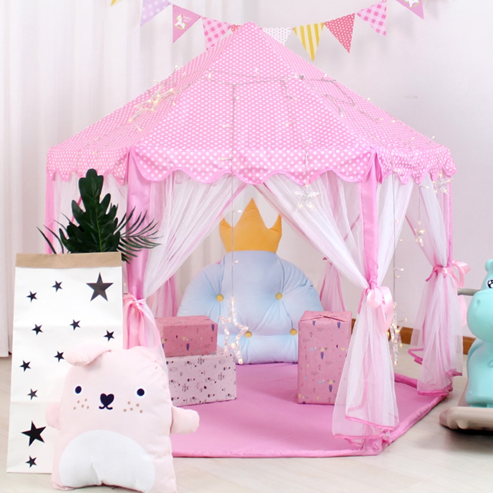 Portatile Princess Castle Gioca Tenda Attività Fata House Fun Playhouse Tenda Della Spiaggia Bambino che gioca Giocattolo Regalo Per I Bambini