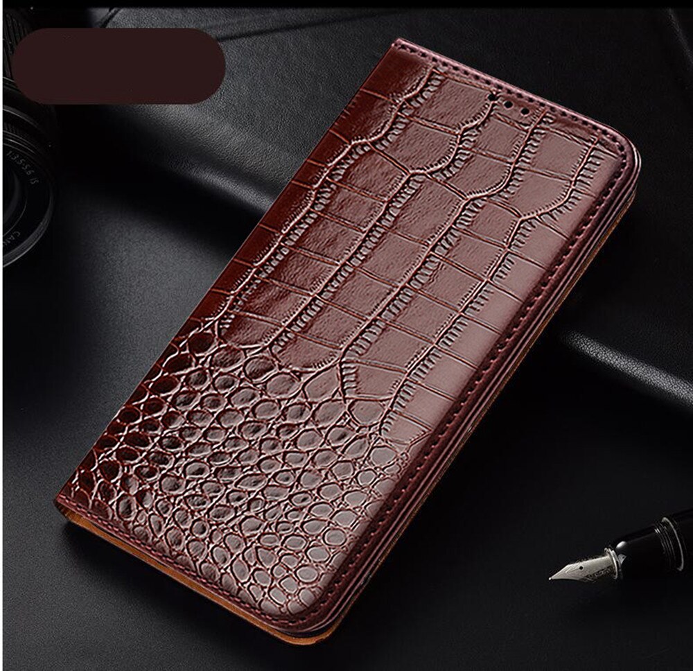 Voor Tecno Spark 6 Go 6.52 "Phone Case Leather Wallet Kaarthouder Stand Boek Cover Voor Spark6 6Go spark6Go Fundas Coque: Brown JZ