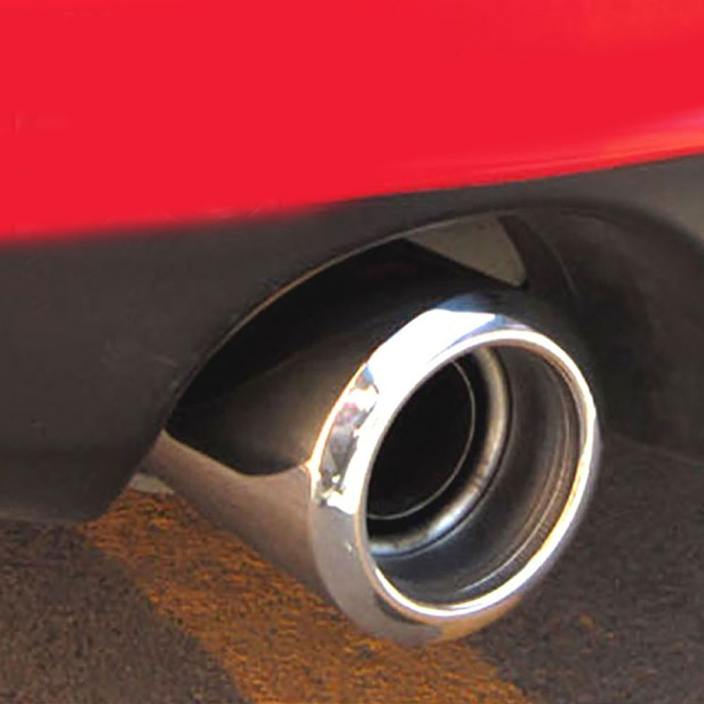 Tubo de escape Universal para coche, silenciador de tubo de escape de acero inoxidable brillante para Mazda 6 CX-5