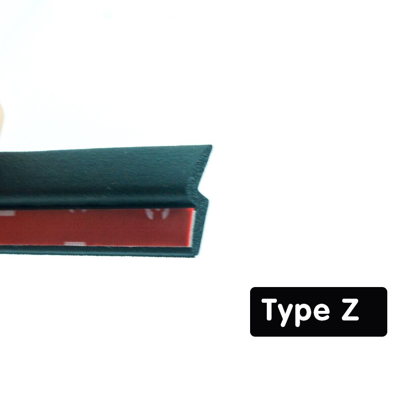 P Z D B Type 4 Meter Auto Deur Afdichting Weatherstripping Deur Rubberen Afdichting Strip Auto Geluidsisolatie Rubber Afdichting voor Auto Rubber: Z-type 4M