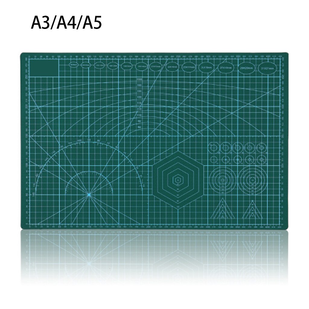 Leather Craft Cutting Mat Board Engraving Soft Pad Hand Writing Plank, 3mm Thickness Inch Size A5 A4 A3 Cutting Mat Punch Sewing