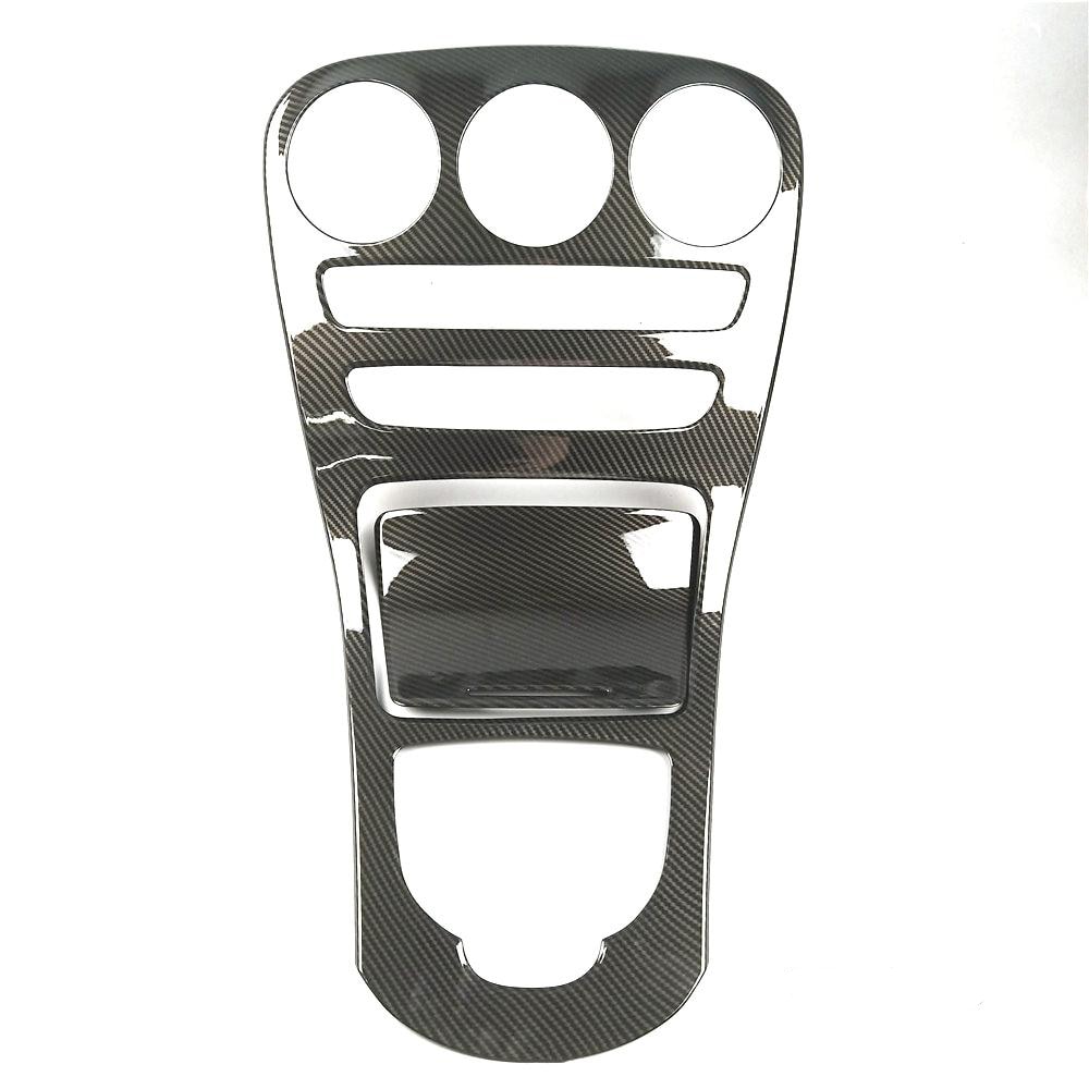 Garniture de couverture de décoration de panneau de Console centrale de voiture pour Mercedes Benz classe C W205 GLC X253 autocollant d'aspect de carbone ajouter sur