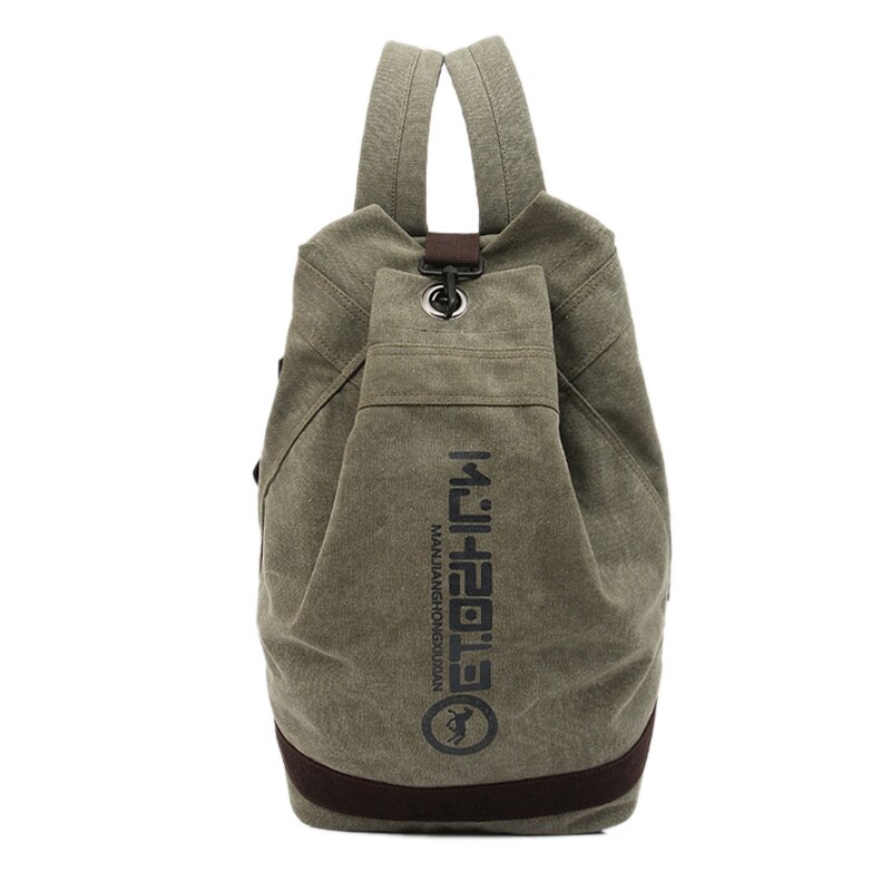 Unisex rugzak hoge capaciteit tas canvas basketbal sport reisrugzak caping fietstas outdoor tassen: 02
