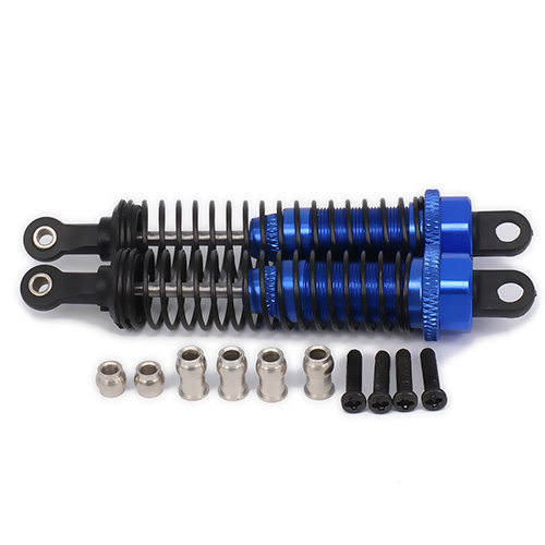 RCAWD Adjustable 80mm Alloy Aluminum Shock Absorber Damper For Rc Car 1/16 Traxxas Buggy Truck Hpi Hsp Losi Axial Tamiya Redcat: Dark Blue