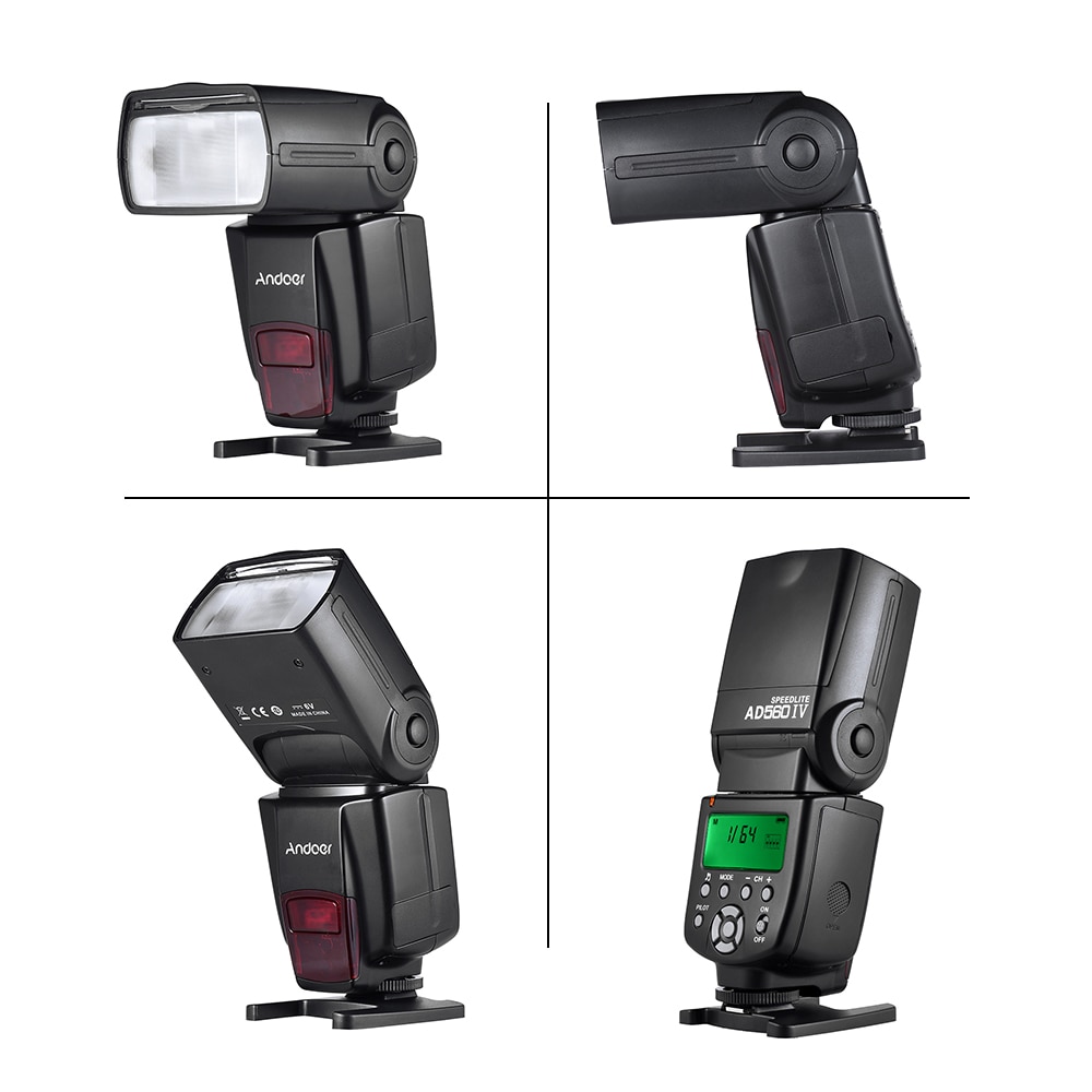 Andoer AD560 2,4G kabellos an-kamera Sklave Blitz Speedlite für Kanon Nikon Olymp Pentax Sony A7 A7 II a7S A7R A7S II