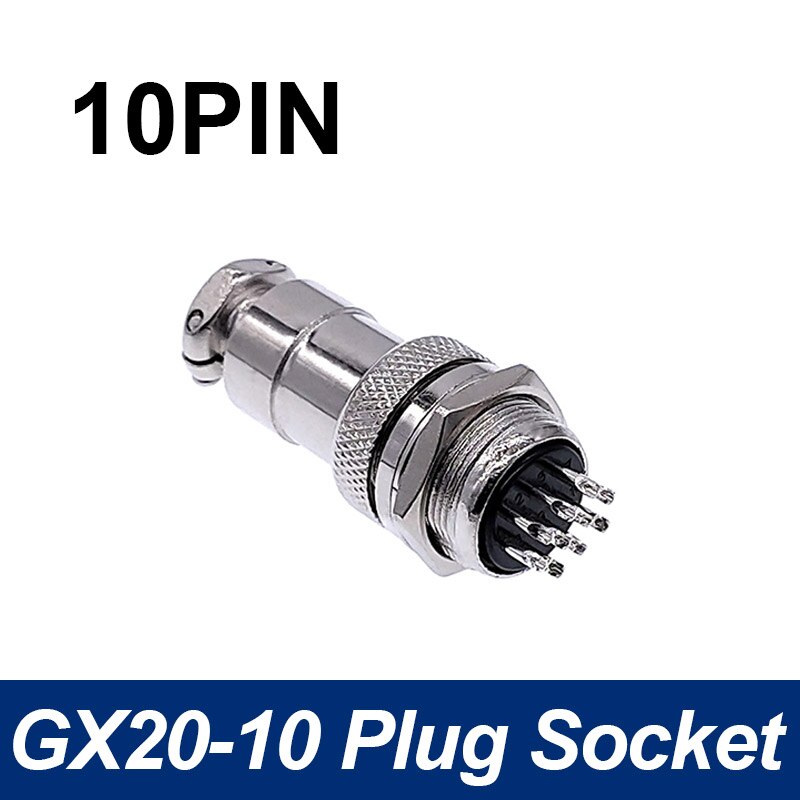 Gx20 aviation pyöreä liitin pistoke ja pistorasia 2 pin 4 pin 5 pin 8 pin 10 pin 12 pin 14 pin 15 pin kaapeliliittimet: 10 -nastainen