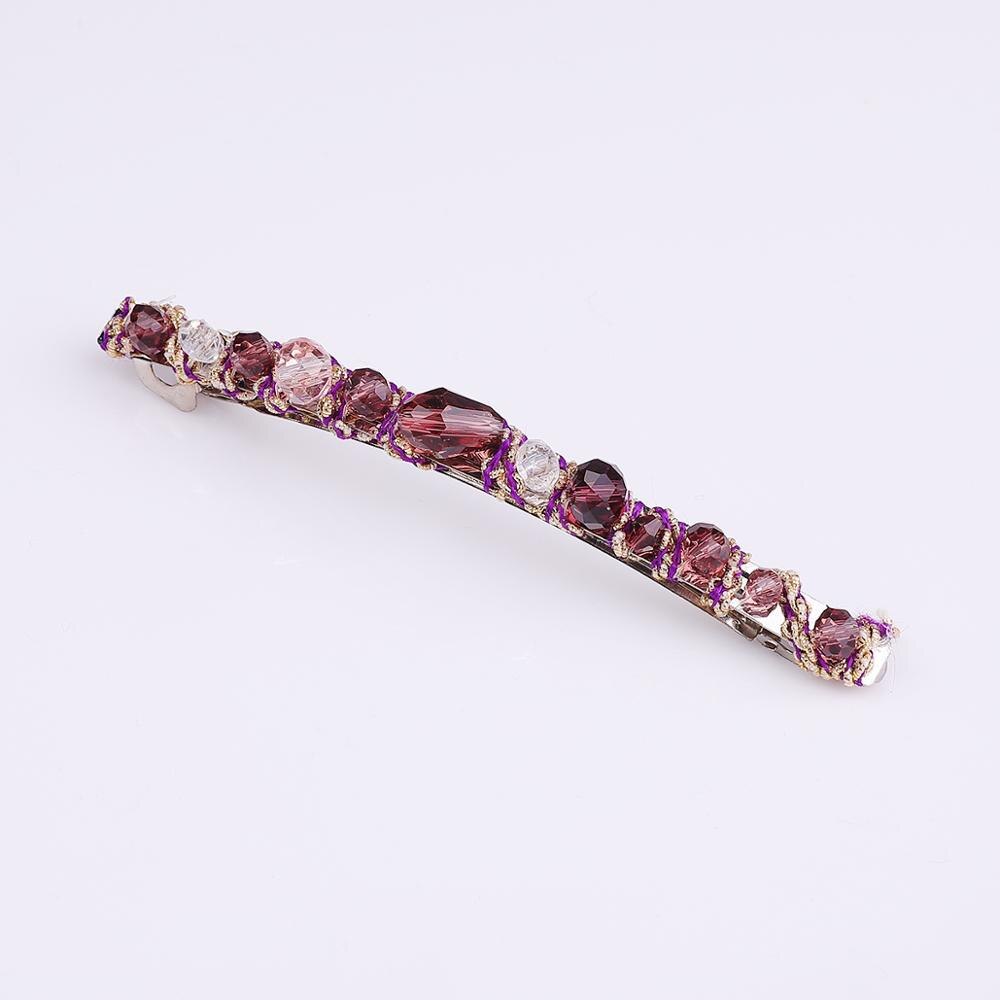 Aurstria-bandeau cheveux cristal arc-en-ciel | Accessoire pour mère de mariée, 14 couleurs, avec larges bords, strass,: 013