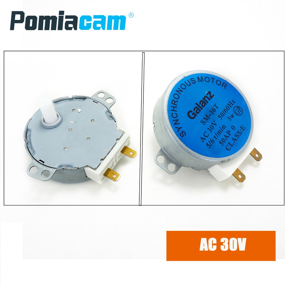 SM-16T AC30V Magnetron Platenspeler Draaitafel Motor Synchrone Motor SM16T AC30V voor Galanz Magnetron magnetron,