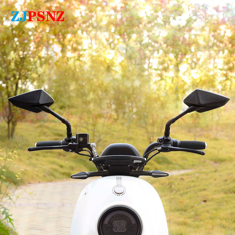 Motorfiets Scooter Spiegel Achteruitkijkspiegel Ebike Spiegel 8Mm Universele Achteruitkijkspiegels Bromfiets Zijspiegel Gereedschap Motorfiets Accessoires