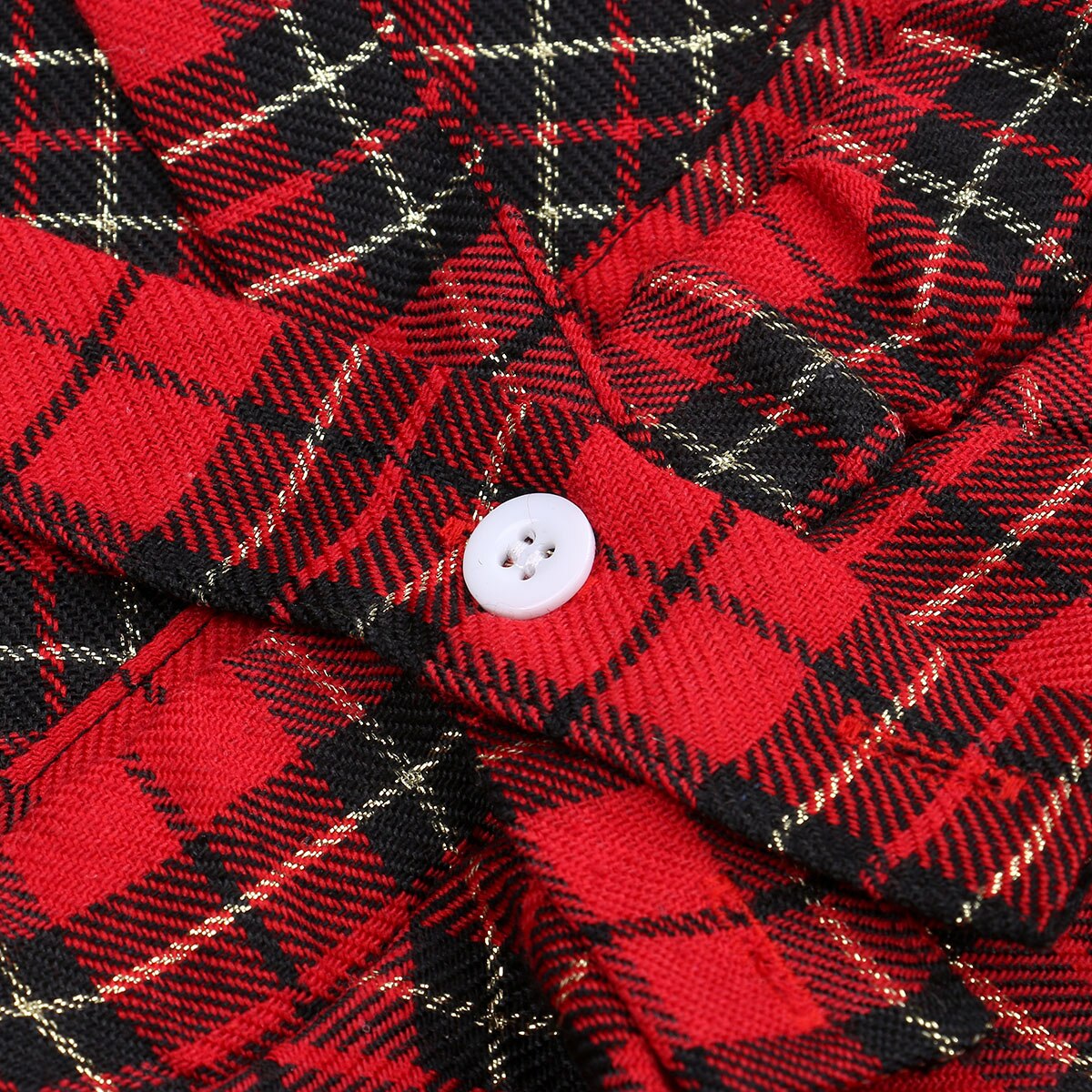 Noël 0-24 mois bébé filles garçons barboteuses + bandeau 2 pièces costume Plaid imprimé volants manches courtes dos nu combinaisons de noël