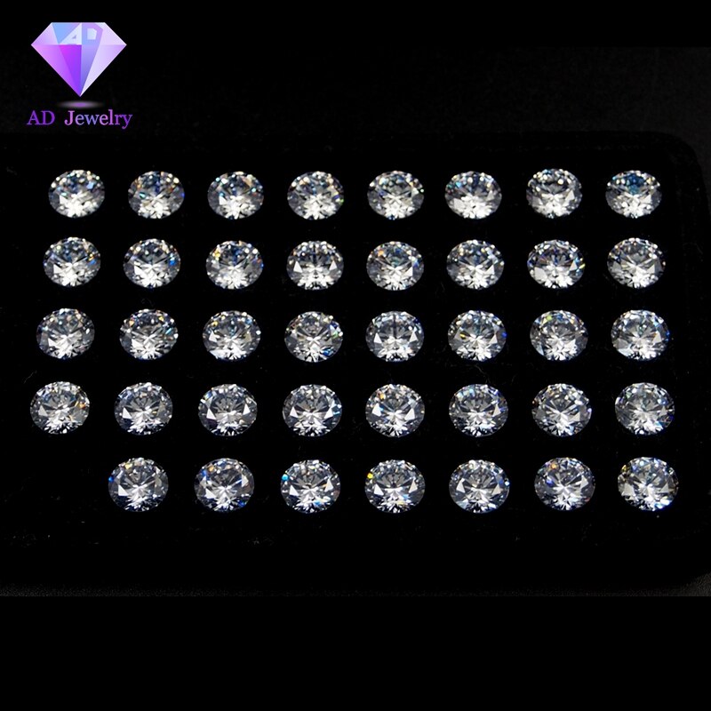 AAAAA di Qualità Resistente Al Calore Casting Bianco Cubic Zirconia Pietra