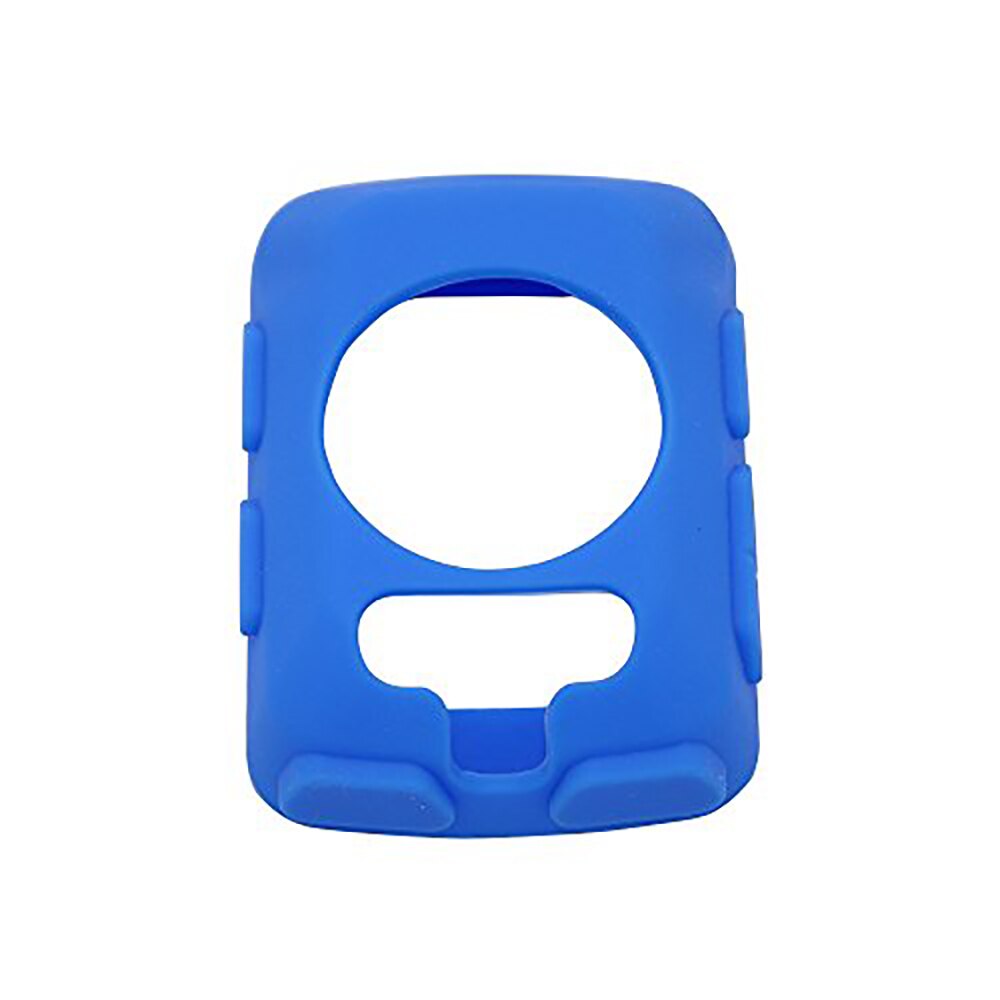 Til garmin edge 520 etui cykelcomputer silikonegummi beskytte etui lcd skærm film garmin 520 garmin edge 520 beskyttelse etui: Blå