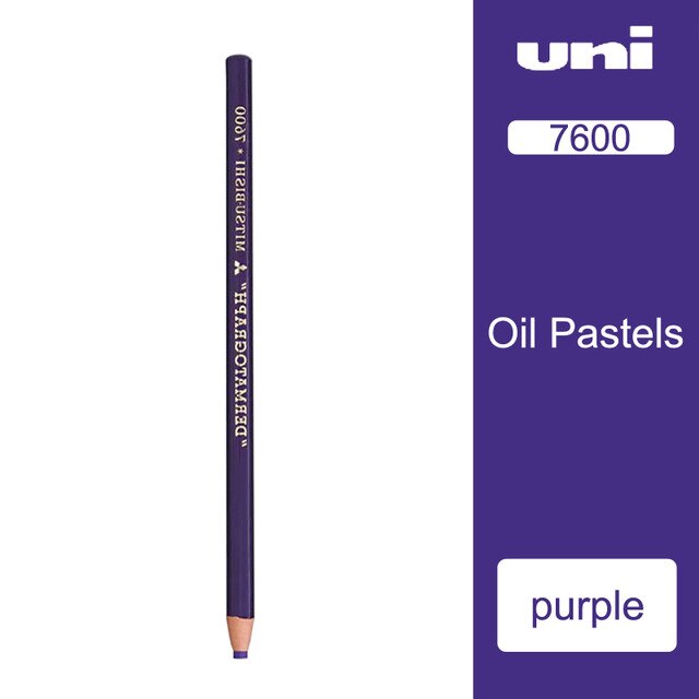 Uni Grease/Wax Pencil 12pcs/lot 12 Colors Available Metal/Leather/Stone/Glass Color Pencils 7600: Purple