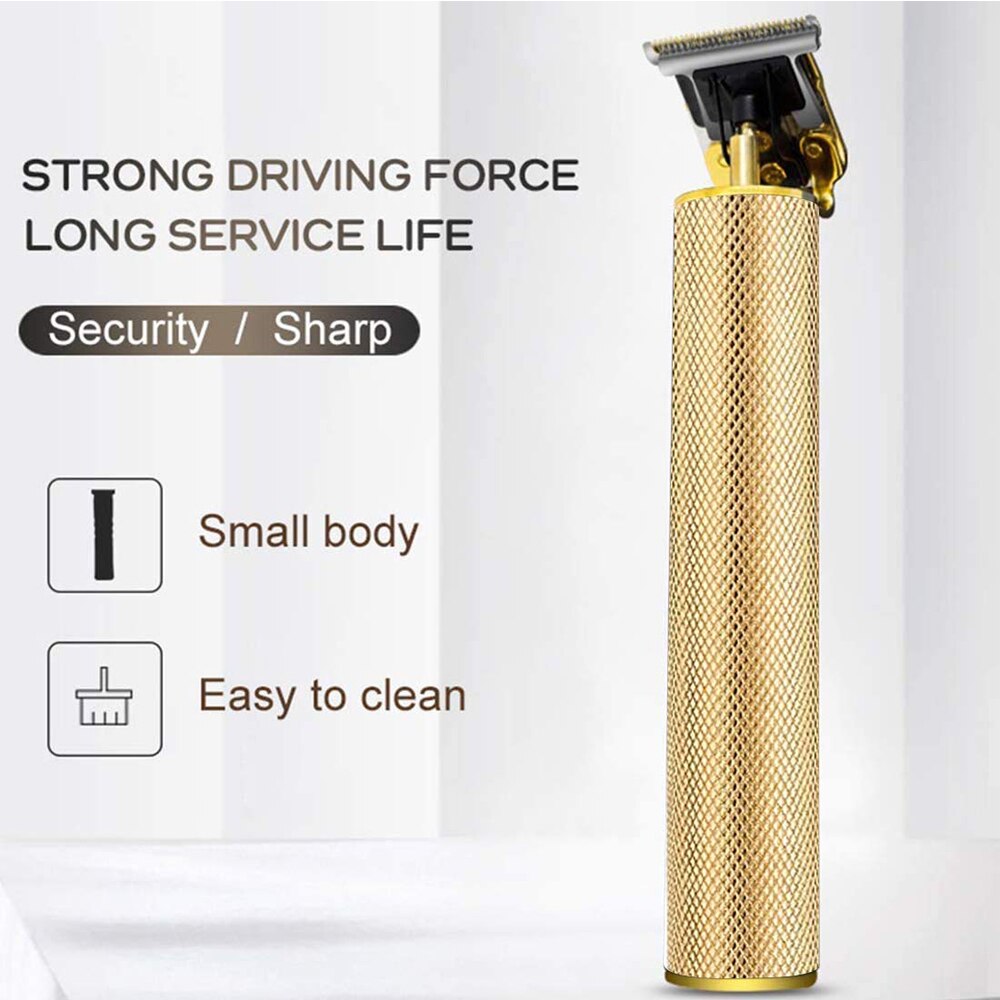 Hair Clipper Men Cordless Electric 0mm Bald Head Shaving Beard Trimmer Finishing Hair Cutting Machine