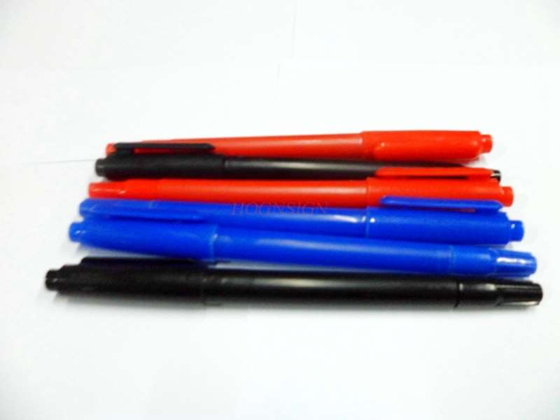 painting brush mark brush Double-headed oily marker Marker PC board mark black red blue hook brush