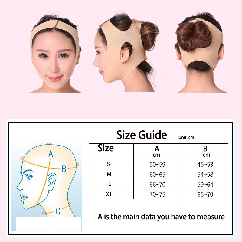 Unisex Face Lift Tool Face Bandage V Shaper Facial Slimming Relaxation Lift Up Belt Reduce Double Chin Face Mask Face Thin Band