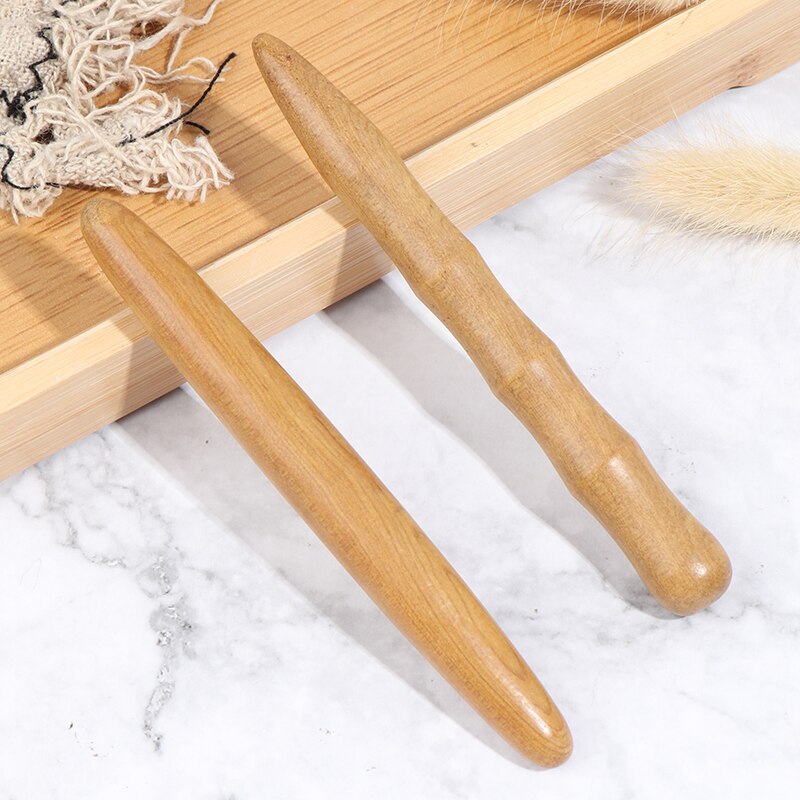 Tissu profond Fascia Point de déclenchement libération auto pied corps Massage outils longue en bois Spa Muscle rouleau bâton Cellulite Blaster