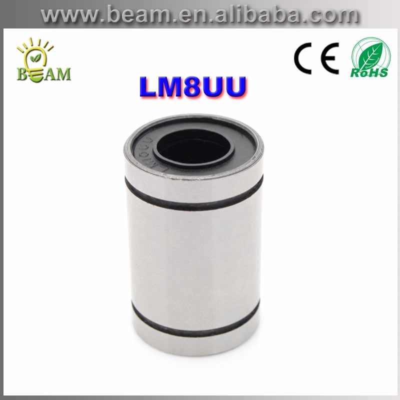 Lote de 10 unidades de rodamiento lineal LM8UU de 8mm, rodamiento lineal de 8mm, piezas de impresora 3d LM8, piezas de cnc,