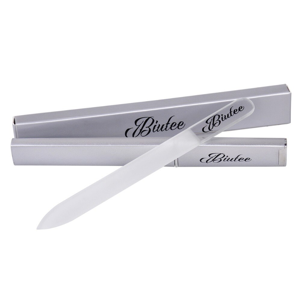 1 Uds. De lima de uñas de cristal rosa/Verde/plata dispositivo de manicura herramienta para manicura duradero uña limas