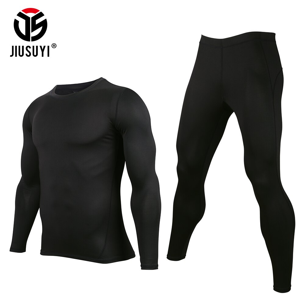 Soft Base Layers Long Johns thin Underwear Sets Breathable Stretch Tight Compression Sweat Quick Drying Tops Pants Set Clothing