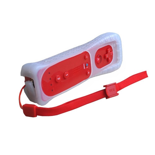 Rode motion sensor afstandsbediening + wired nunchuck combo voor nintendo wii console