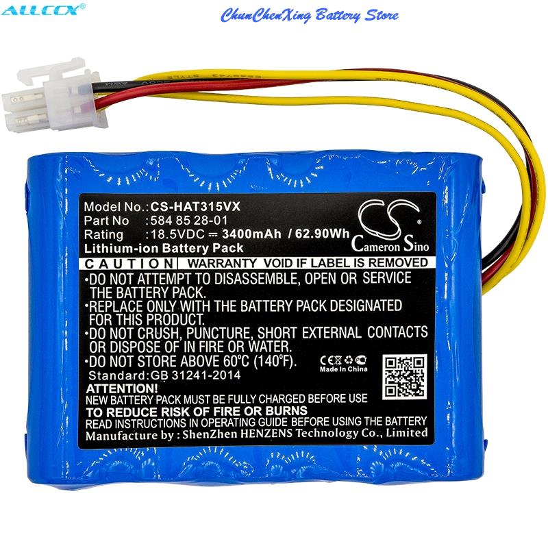 Cameron sino 3400 mah batteri til gardena  r100li, r130li, r160li , mahroboter sileno, sileno  +,r100 lic ,r130 lic,